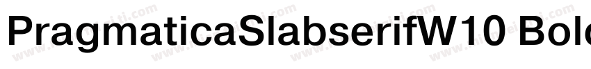 PragmaticaSlabserifW10 Bold Regula字体转换